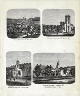 Wm. Youmans, Christ Church & Parsonage, Walton, Presbyterian Church, Stamford Seminary, S.E. Churchill, Delaware County 1869
